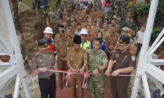 Jembatan Simpang Batuang Kembali Terhubung